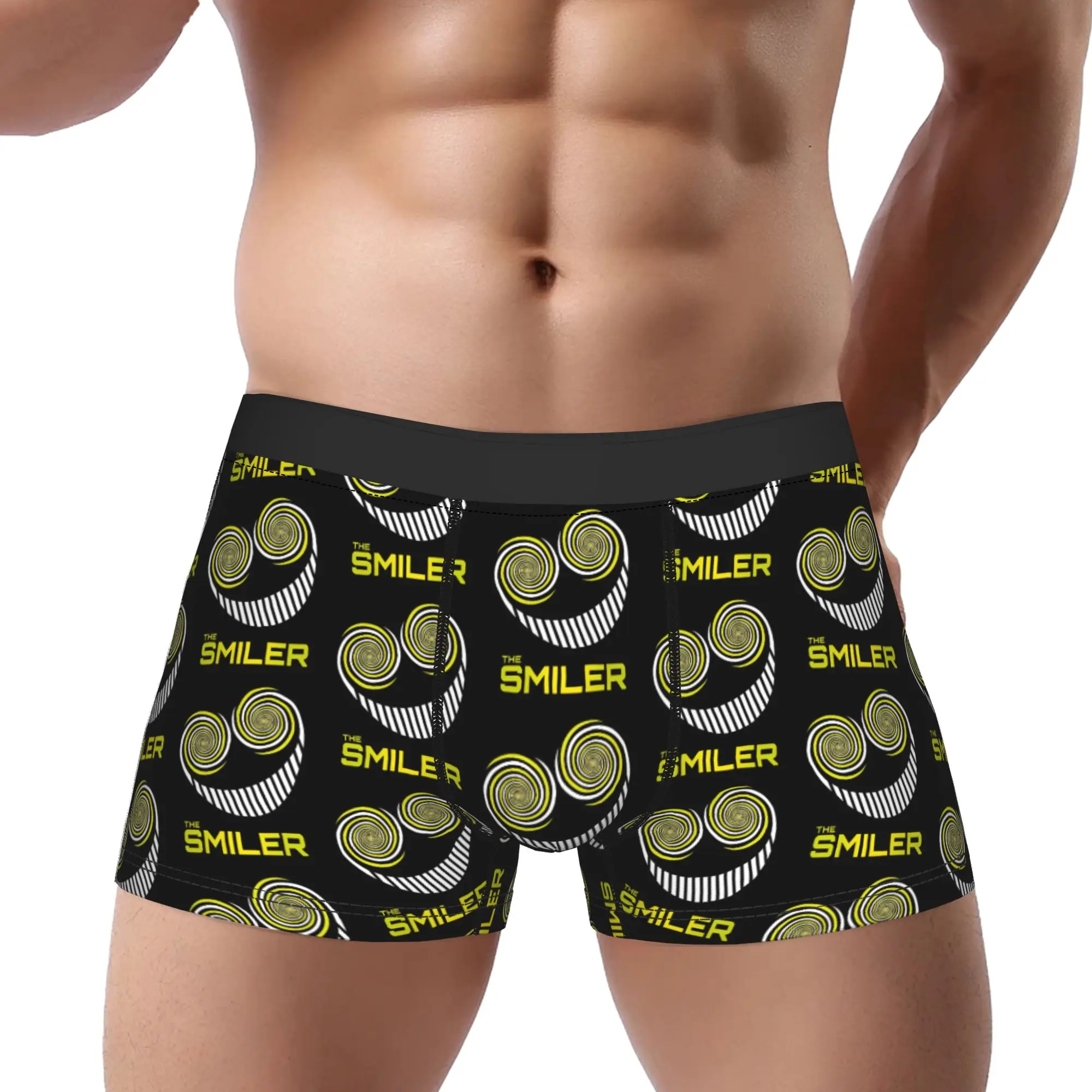 The Smiler active  Backrooms  Underpants Homme Panties Male Underwear Comfortable Shorts Boxer Briefs