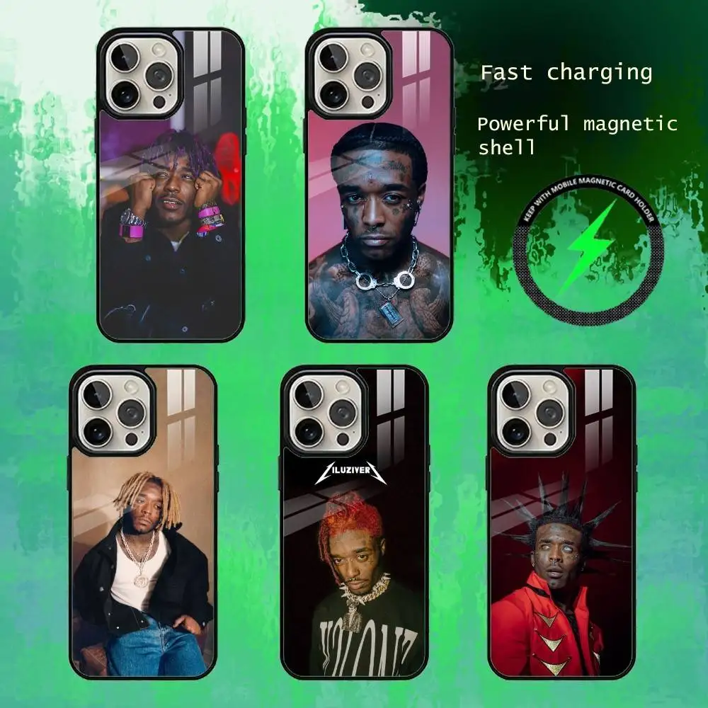 

Lil Uzi Rapper Vert Phone Case For iPhone17,16,15,14,13 Plus,Pro Max Magnetic For Magsafe Wireless Charging