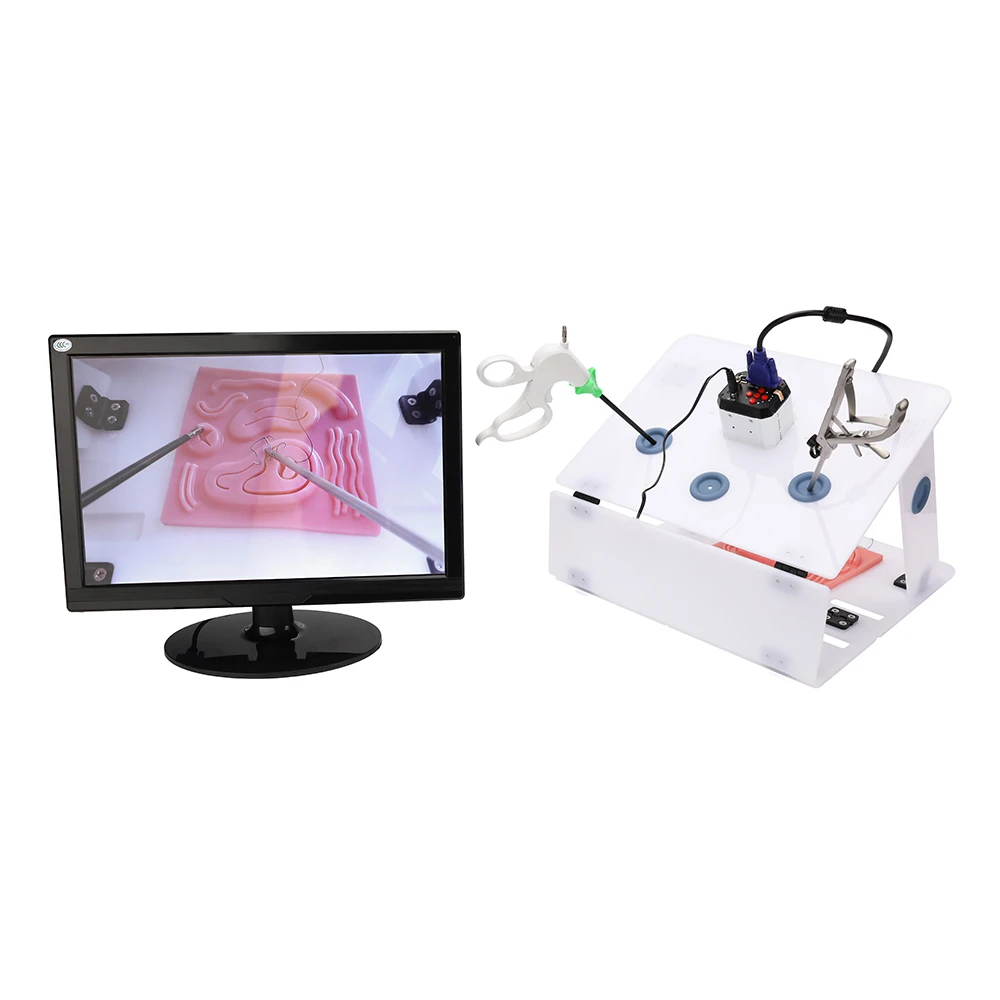 China Endoskill Laparoscopic Simulation Trainer Box With Laparoscopy Training VGA HD Camera, Laparoscopic Endo Trainer Simulator