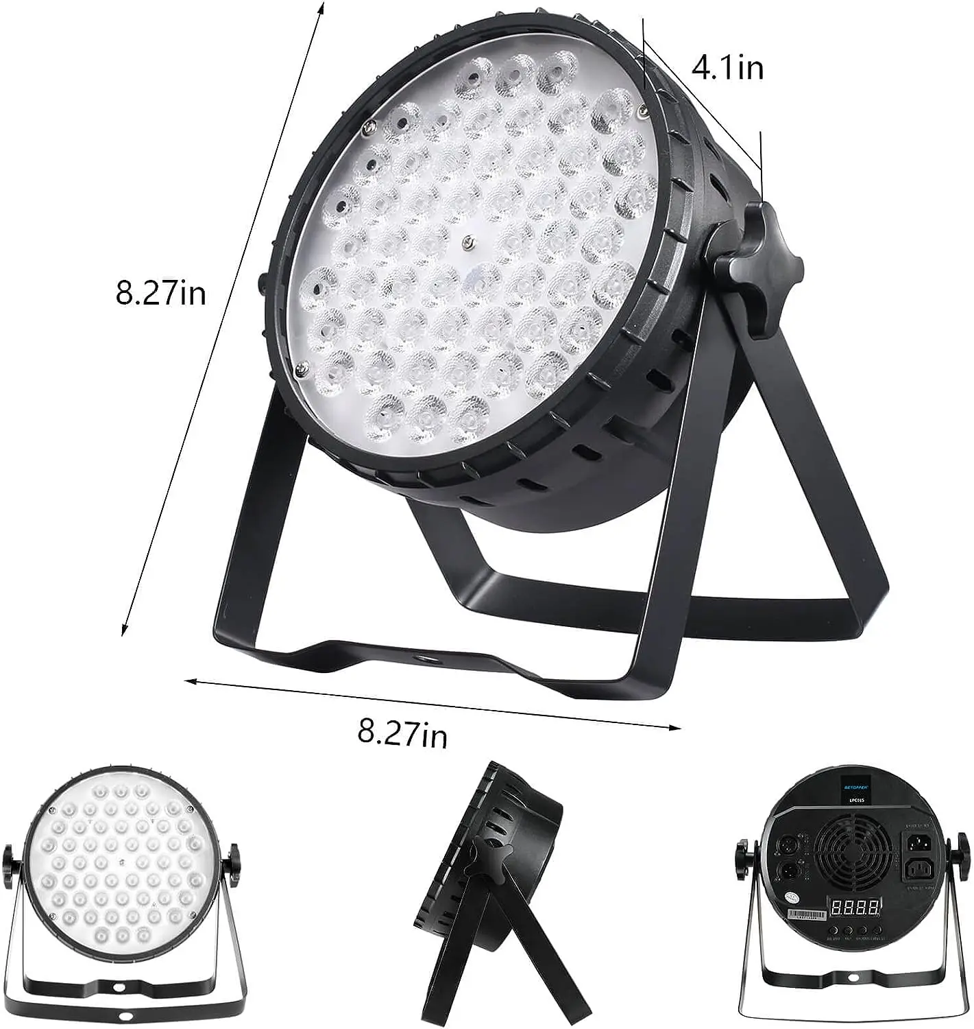 Imagem -04 - Iluminação Led Rgb Stage com Dmx e Controlador de Som Luz de Festa Discoteca Lights Desempenho do Casamento Grande Dipper 54x3w 3in Lpc015