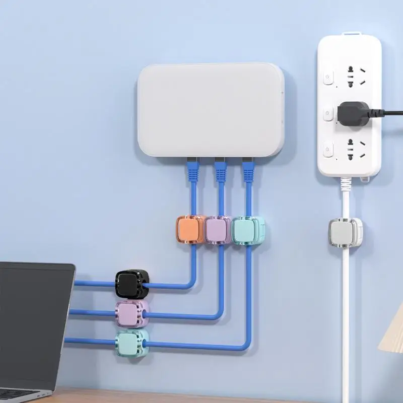 Magnetic Cable Holder Charging Cable Holder Cable Clips 6 Pcs Phone Cord Holder Cable Organizer Cord Keepers Magnetic Wire