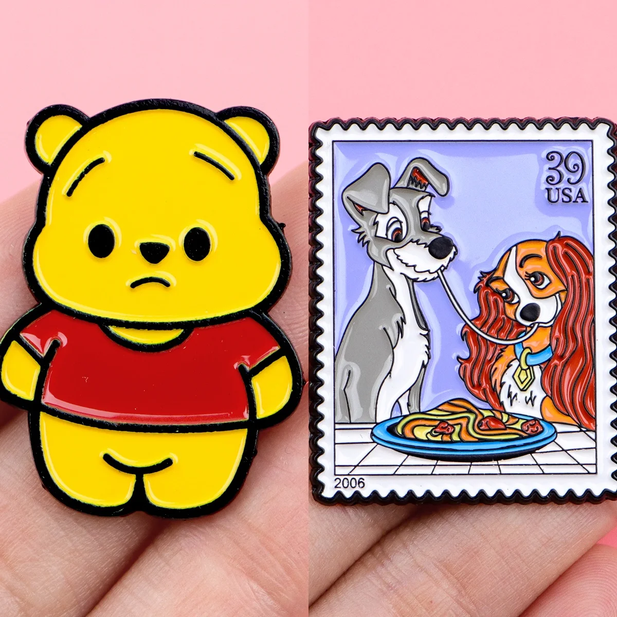 

Cartoon Dog Enamel Pins Cute Brooches Badge Lapel Pin For Backpack Clothes Accessories Animal Jewelry Birthday Gifts