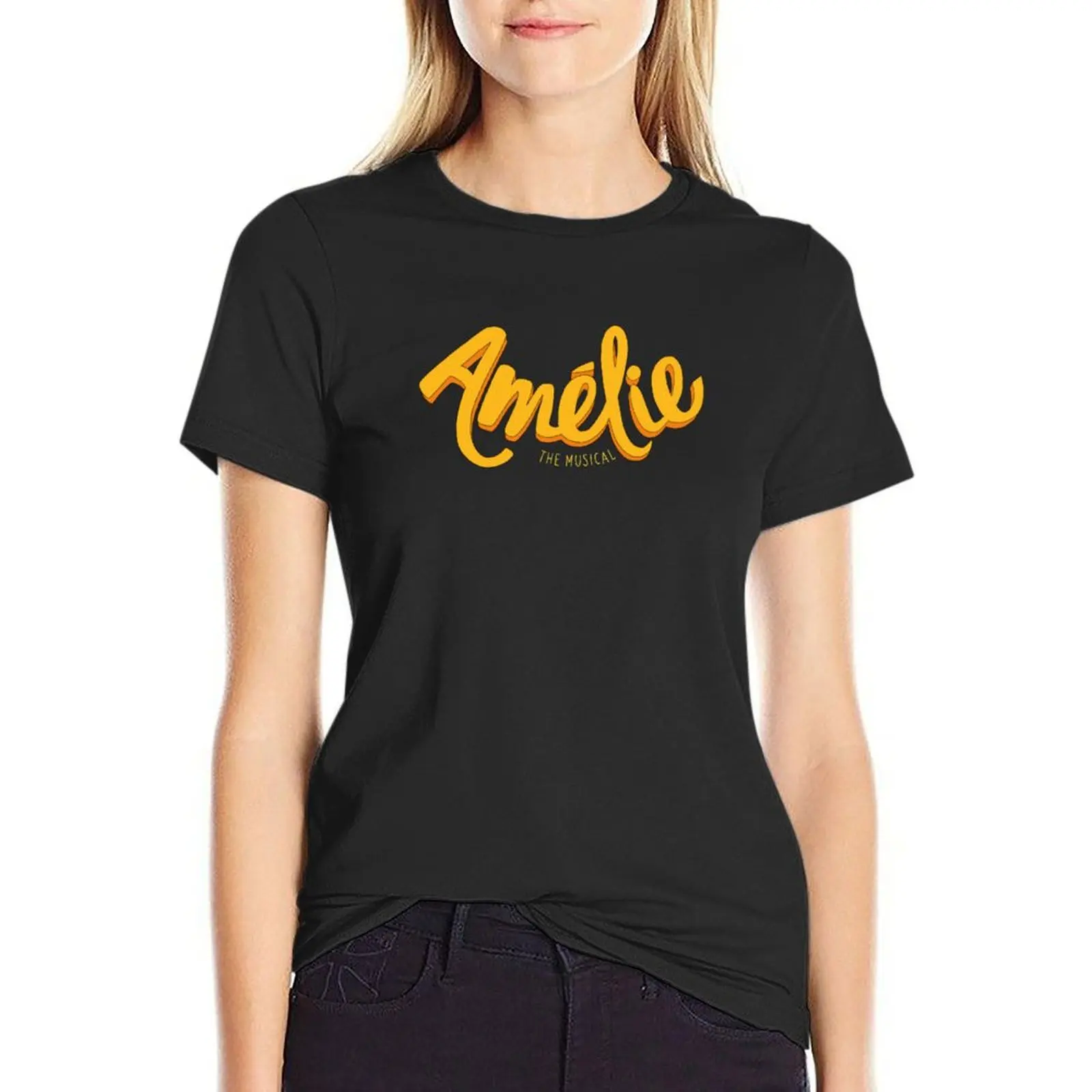 

Amélie Musical Title T-Shirt customs design your own sports fans shirts graphic tees t-shirt dress for Women sexy