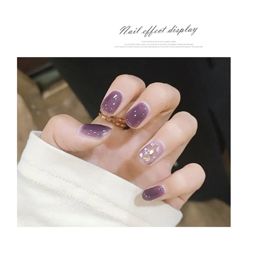 

1 set 1 Set Colored Shell Nail Patches Creative Manicure Stickers Diy Nail Art Decor For Party Holiday 120 Characters
