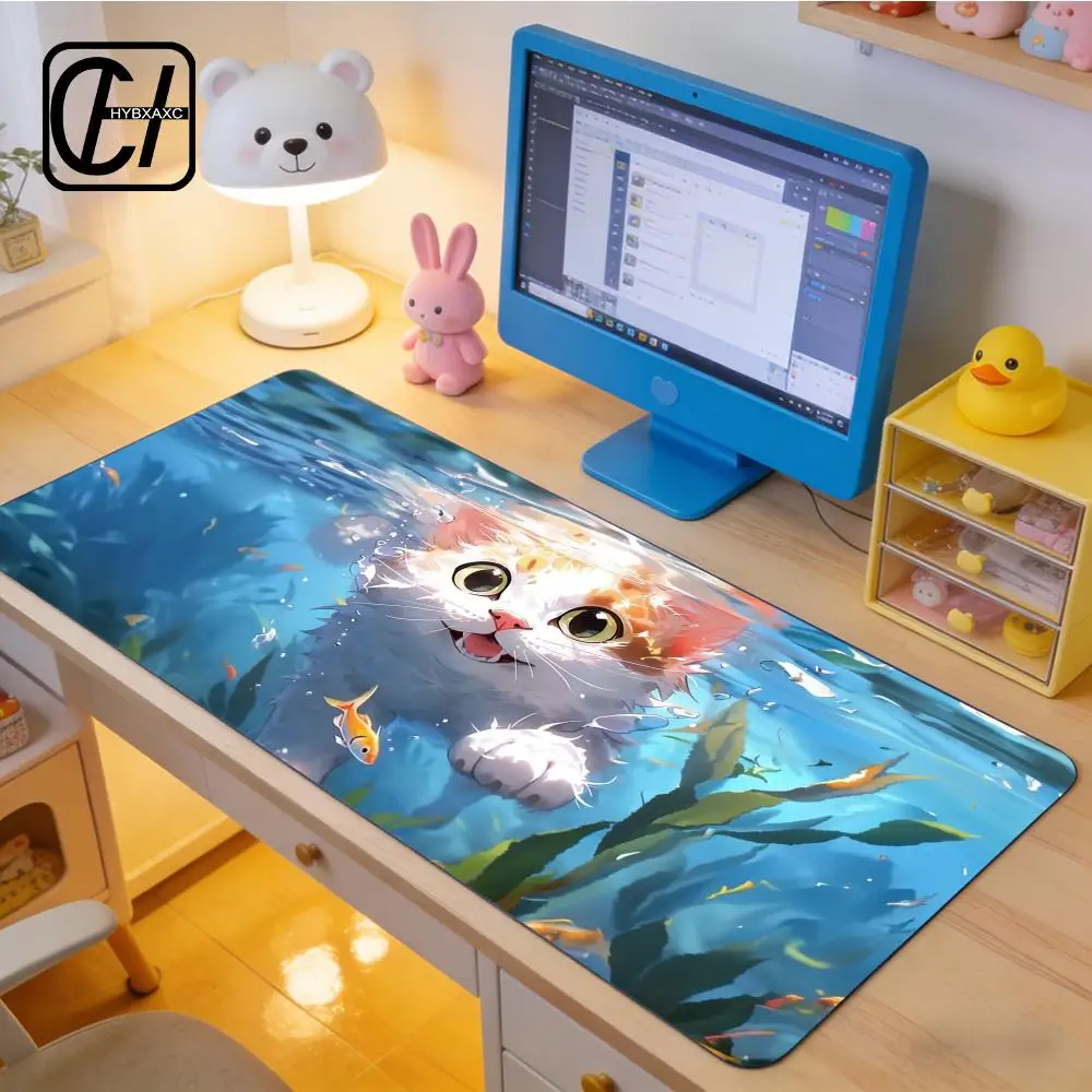 

Kitten Mouse Pad E-sports gaming mouse pad oversized personalized desk pad keyboard mouse pad