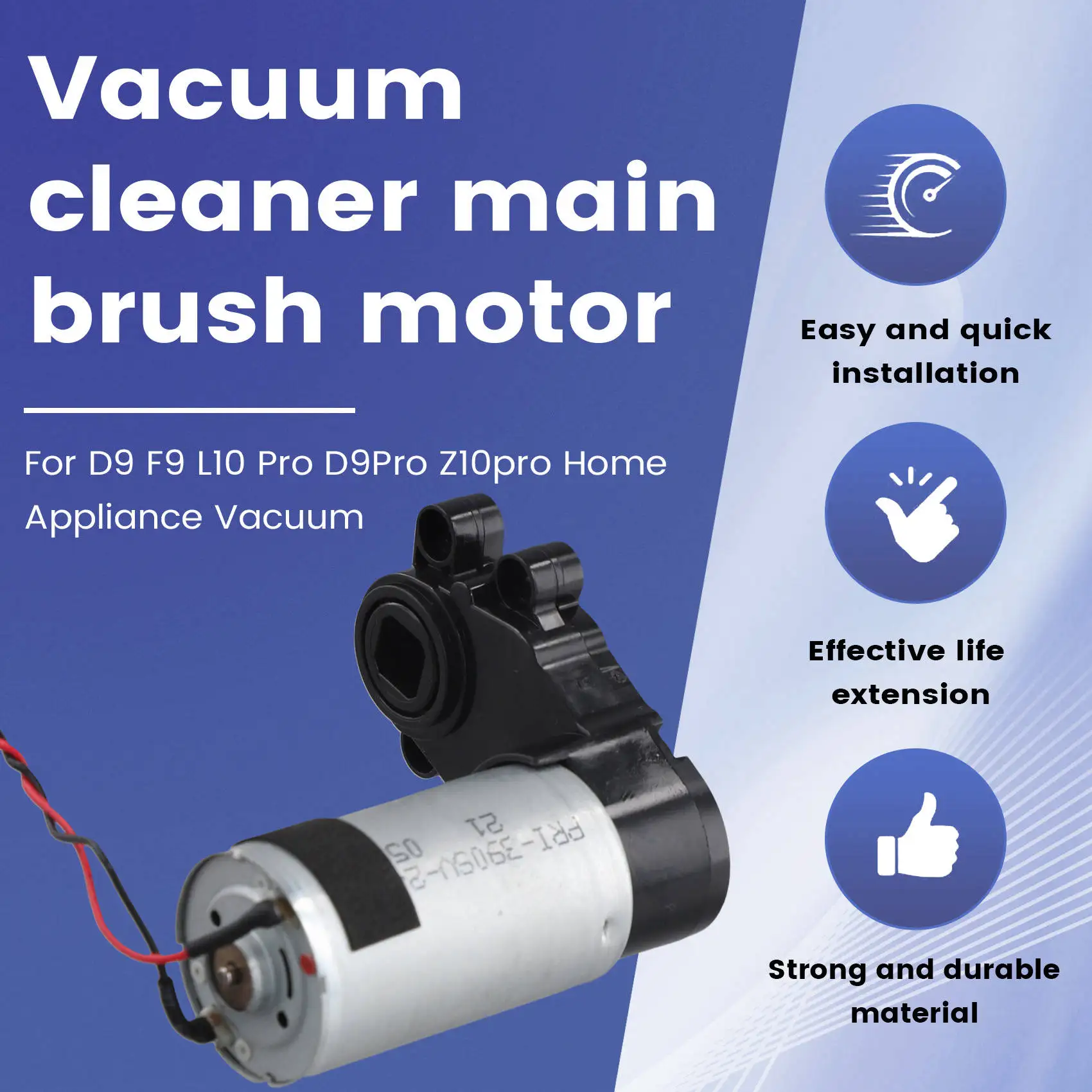 A84Z-For Dreame D9 F9 L10 Pro D9pro Z10pro الأجهزة المنزلية مكنسة كهربائية استبدال داخلي أجزاء محرك الفرشاة الرئيسية