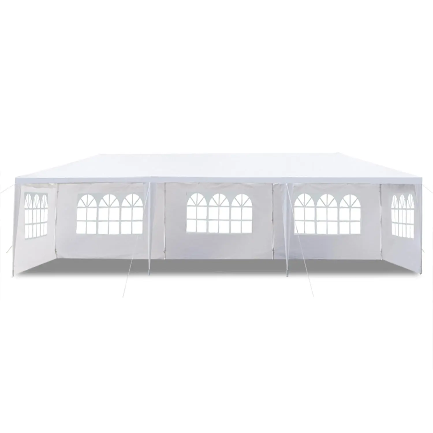 10x30ft Pop Up Canopy Tent with 5 Removable Sidewalls for Patio Backyard Lawn Commercial Event Outdoor Sun Shelter, Customized