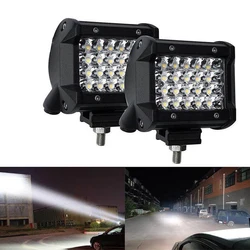 Barras de luz Led todoterreno Combo de 6000K, haz de luz puntual de 120W, faro para camión, granja, Tractor, barco, SUV, ATV, barra de luz de trabajo