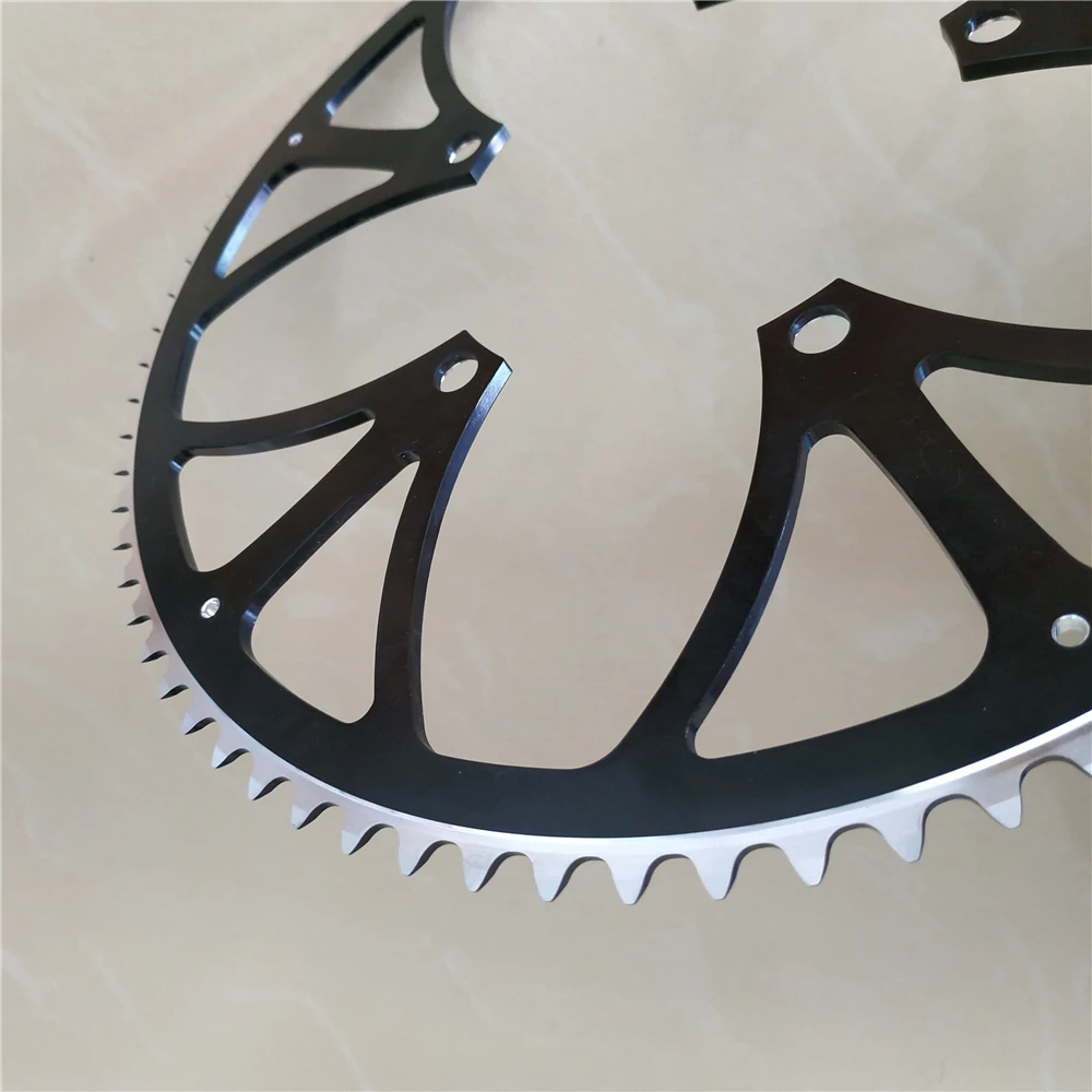 Folding Bikes Chainwheel 130BCD 65T 68T 70T 75T Aluminum Alloy Chain Wheel CNC Road Bicycle Chainring Crankset 7-10 Speed view 6