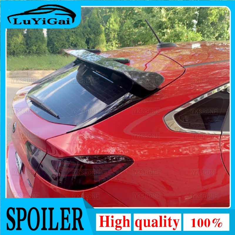 Roof Spoiler For KIA CERATO BD GT 2018 2019 2020 2021 HATCH REAR SPOILER ABS Universal Rear Wing For KIA Forte Cerato