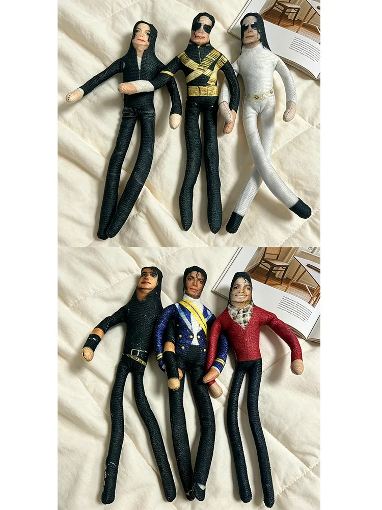 Bestseller Michael Jackson Cosplay Requisiten-Puppe Plüsch-Stoffpuppe Raumdekoration Abstrakte Gelenkbewegliche Requisiten Geschenk
