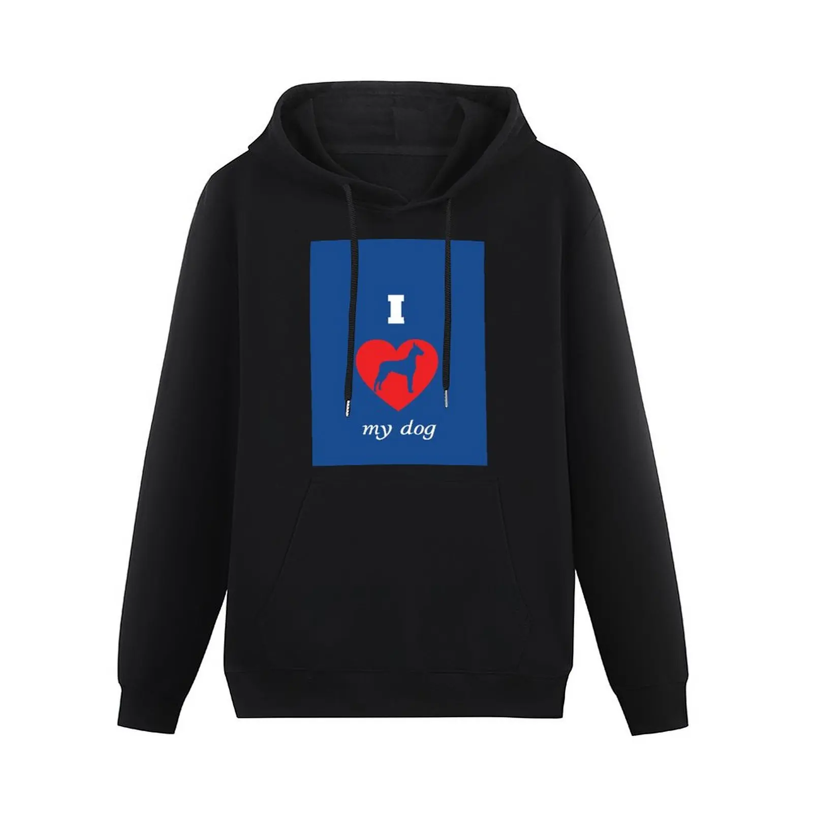 Great Dane - I Love My Dog Pullover Hoodie clothes for men winter clothes mens clothing hoodie oversize