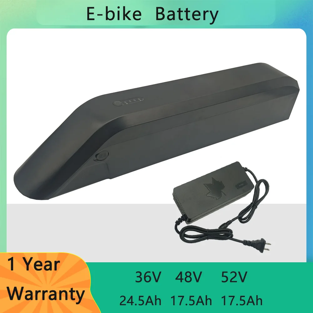 Kirin-7 Fat Tire ebike battery 36V 48V 52V 13Ah 17.5Ah 18.2Ah 24.5Ah E-bike battery pack  for Ariel Bafang 1500W-350W Motor