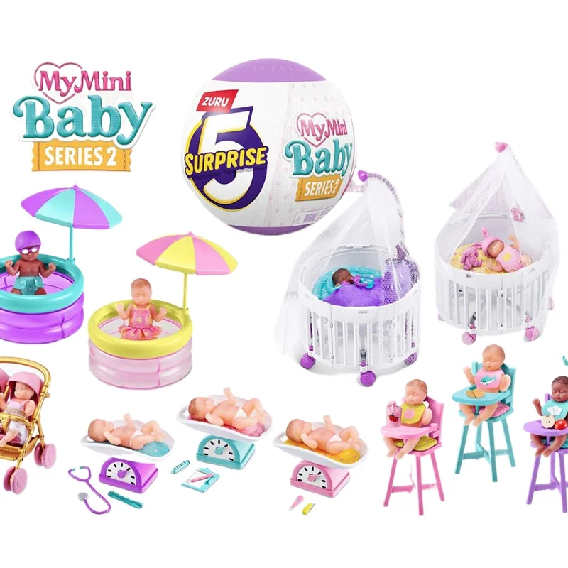 Nueva muñeca sorpresa ZURU Surprise Series2 My Mini Baby regalo de vacaciones para niños