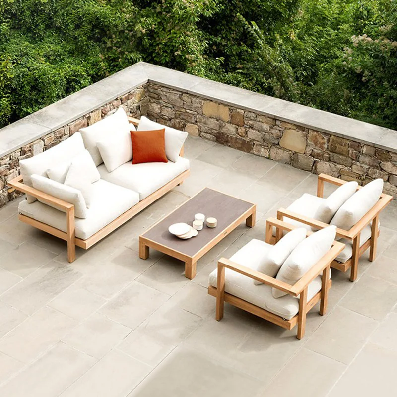 Leisure Sofa, Courtyard Style, Outdoor Leisure Furniture Set, Hotel Leisure Sofa, High-end Furniture for Villas