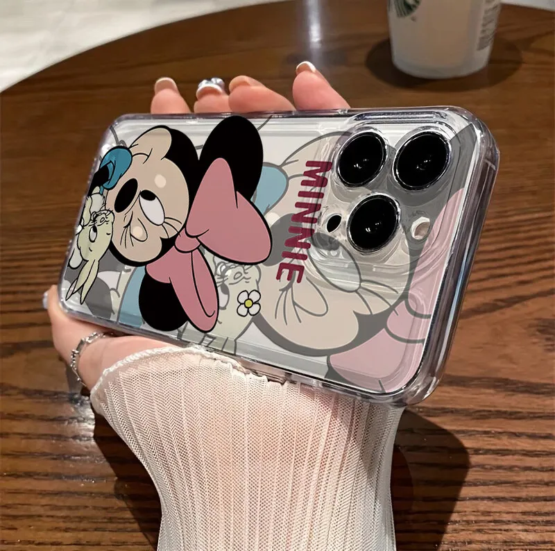 Case For Samsung Galalxy S25 S24 S23 S22 S20 S21 Plus Ultra S24 FE S25+ A55 A54 A35 5G Phone Casing Cute Mickey Minnie Mouse - náhled 6