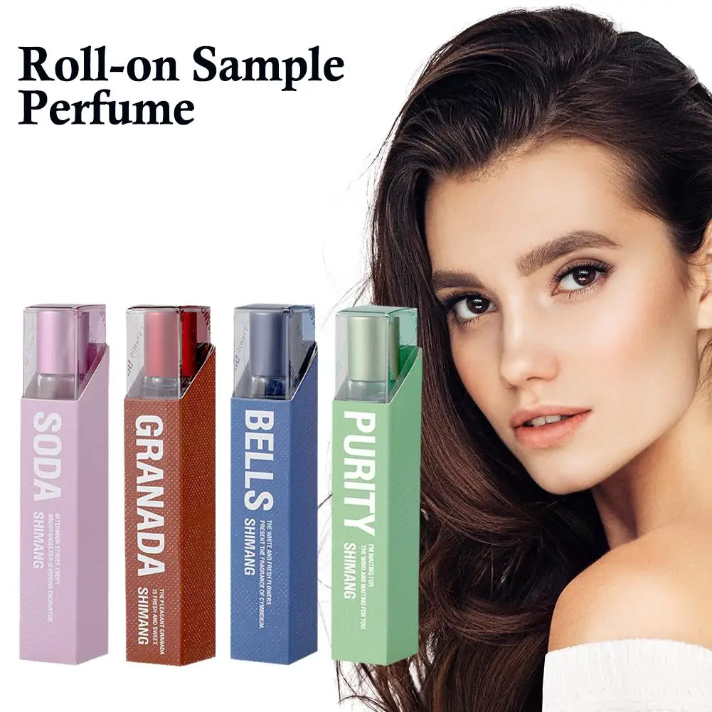 Roll-on Roller Ball com óleos essenciais naturais, fresco e duradouro, fragrância leve, limpo, tamanho de viagem