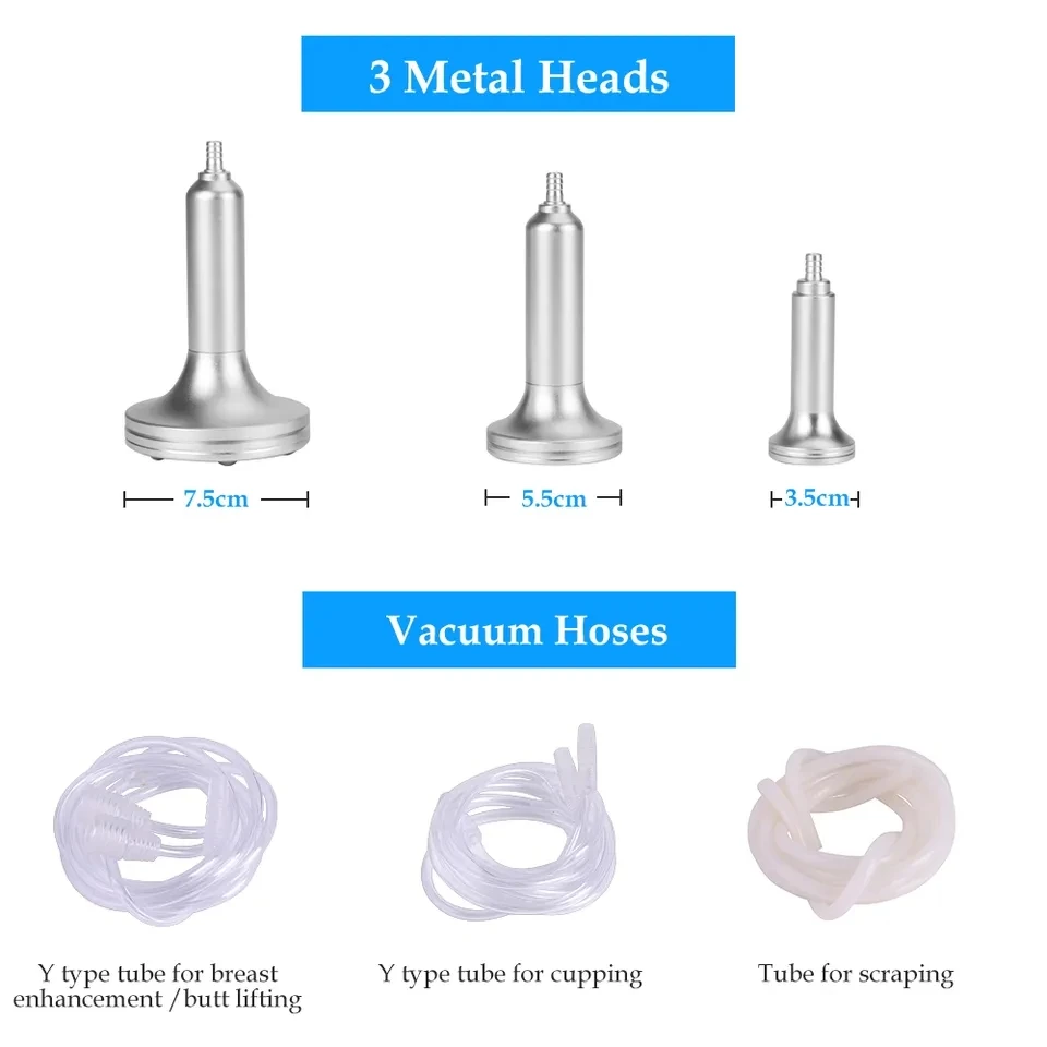 Vacuum Suction Cup Butt Lifting Therapy Machine Breast Enhancement Buttock Enlargement Pump Machine Body Shaping Beauty Device