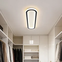 Modern LED Long Rectangular Ceiling Light for Living Dining Room Bathroom Bedroom Aisle Corridor Chandelier Lighting Fixture