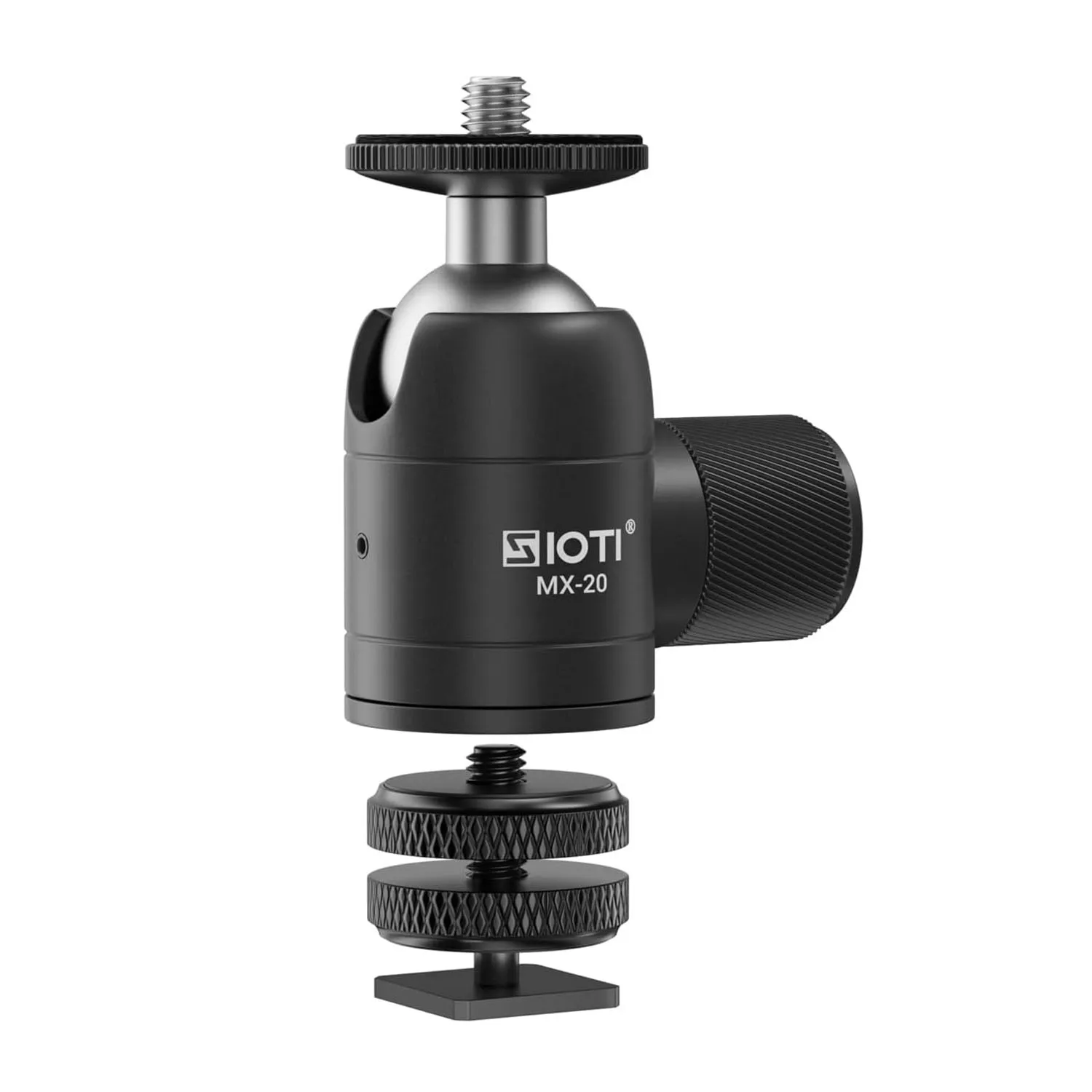 

SIOTI Mini Tripod Ball Head+Hot Shoe 360 Degree Swivel for DJI OSMO for GOPRO Action Camera&Monopod for Digital Camera for Phone