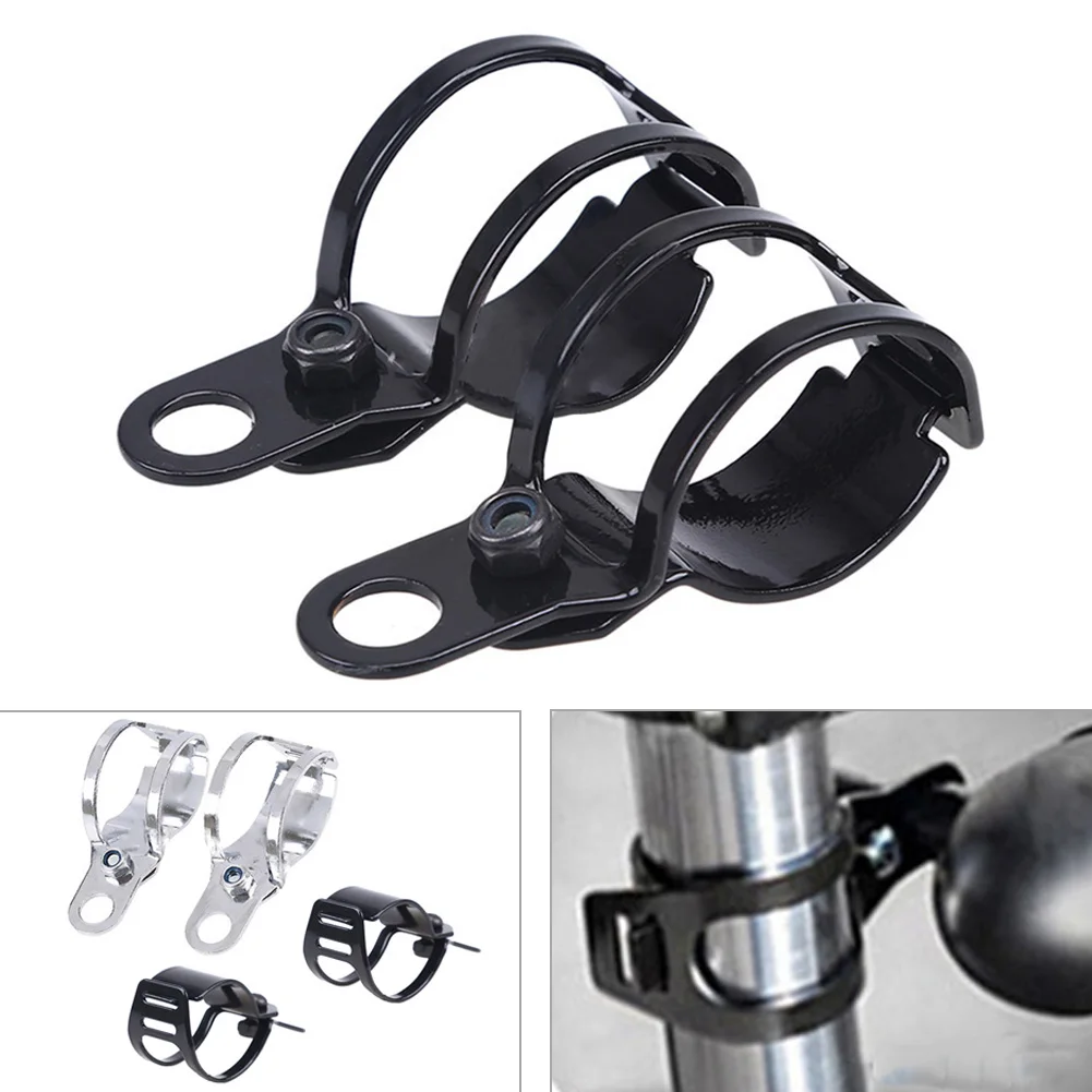 

Зажим ушной для вилки мотоцикла, кронштейн-держатель для указателя поворота для Harley Chopper For Kawasaki Honda w/ 28 мм-35 мм, вилочные трубки