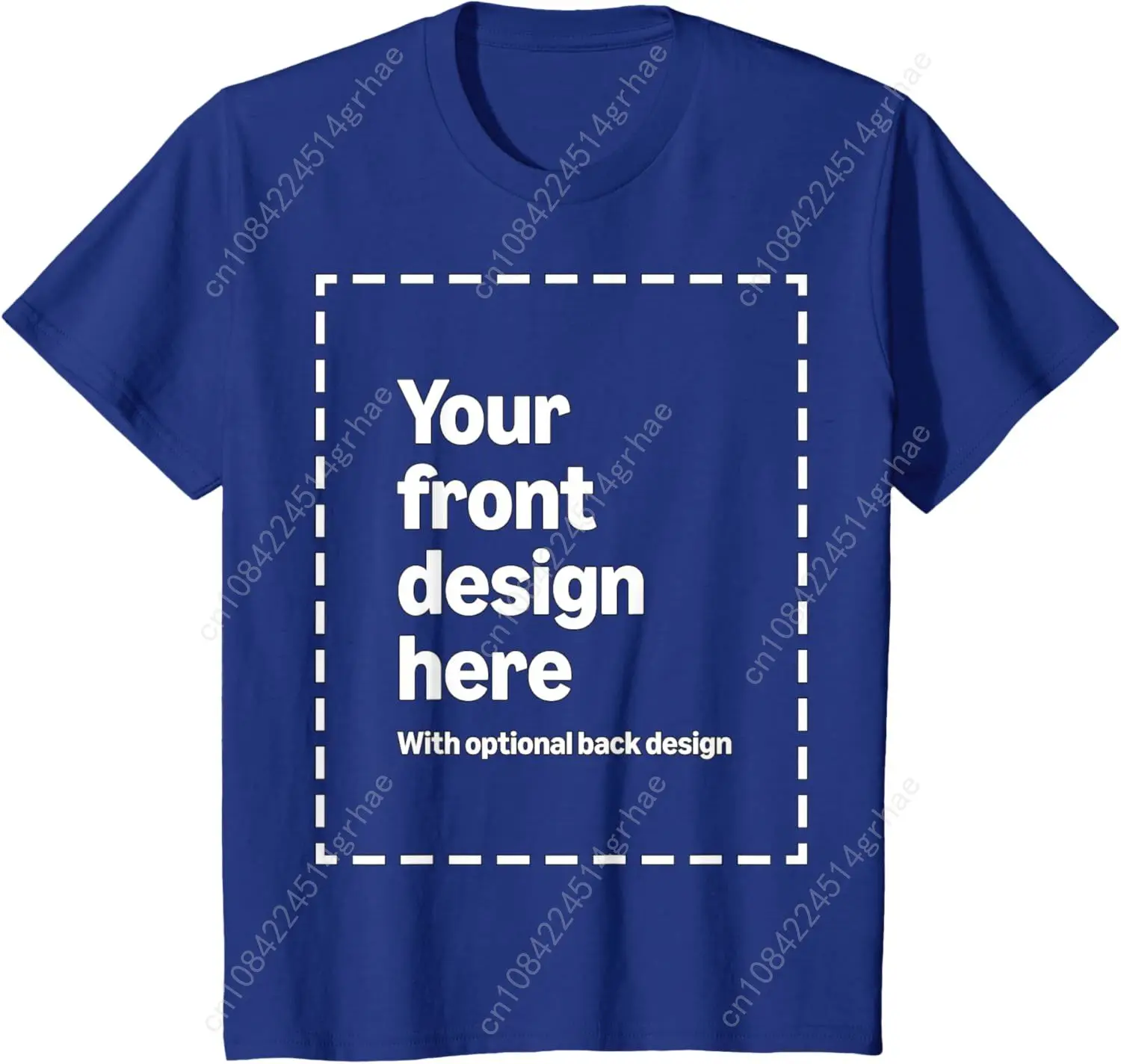 Camiseta personalizada con estampado frontal y trasero con su imagen para hombres, mujeres y niños de Modificar por Amazon Merch bajo demanda