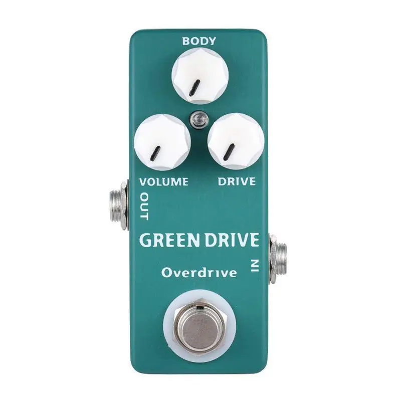 

MOSKY Effects Processors Green Drive Overdrive Mini Single Guitar Effect Pedal True Bypass Guitar Parts Overdrive Pedal Guitarra