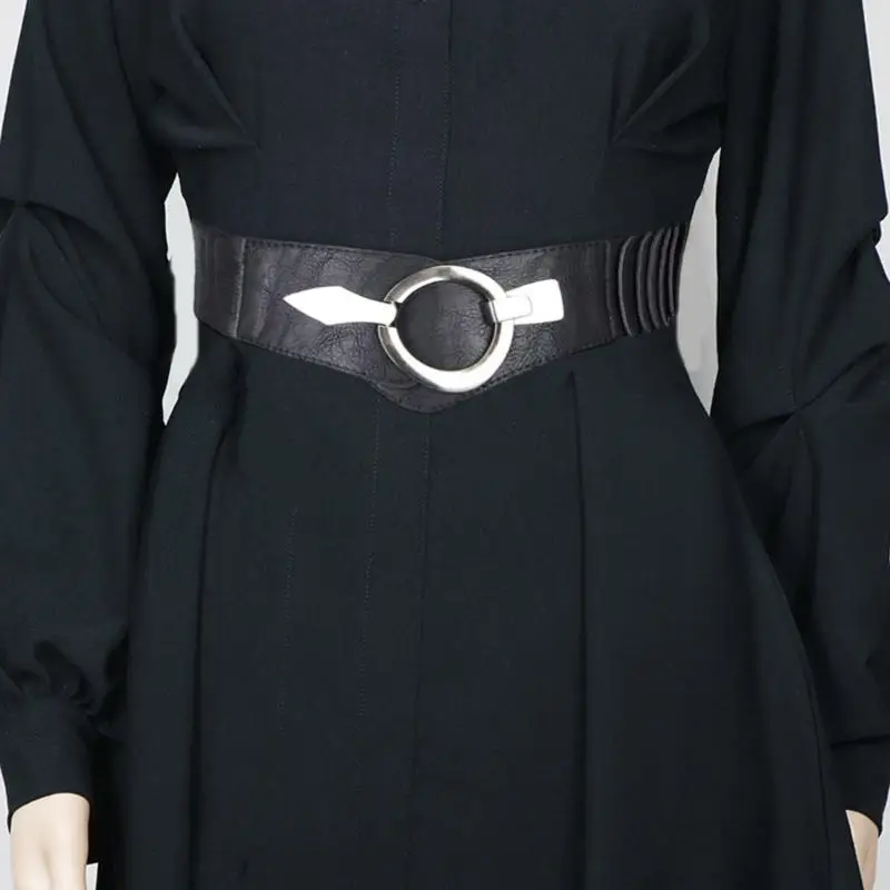 حزام خصر مرن قابل للتعديل للسيدات من 39BD حزام جينز أنيق من Retros حزام مزخرف للمناسبات اليومية والخاصة