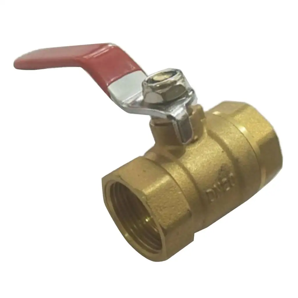 3/4 Inch Full Port Brass Ball Valve Double Seal Flow Control Fuel Shut Off Water Gas Valve for DIY Projects