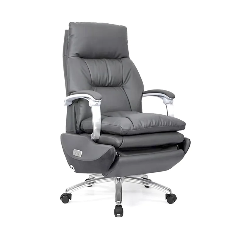 

Electric boss chair leather business office lunch break reclining adjustable massage chair multi-function