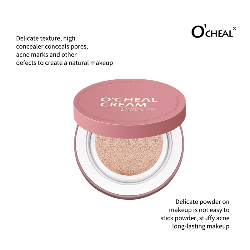 OCHEAL CC crema cuscino fondotinta crema fondotinta correttore leggero a lunga durata BB Cream per il trucco del viso Concelear