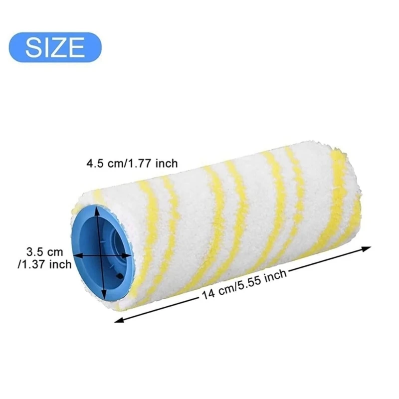 무선 바닥 청소기용 롤러 브러시, Karcher FC5 FC7 FC3 FC3D, 8x