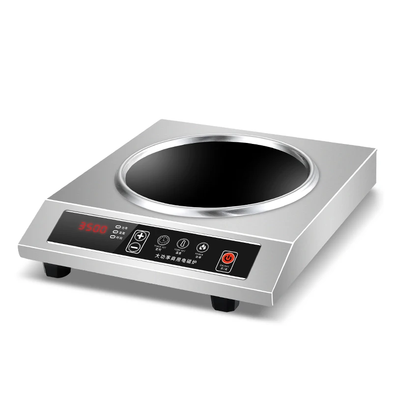 Factory Table Top 3500W Stir Fry Individual  Commercial Induction Cooker White Stove Professional Electric Touch Screen Kitchen