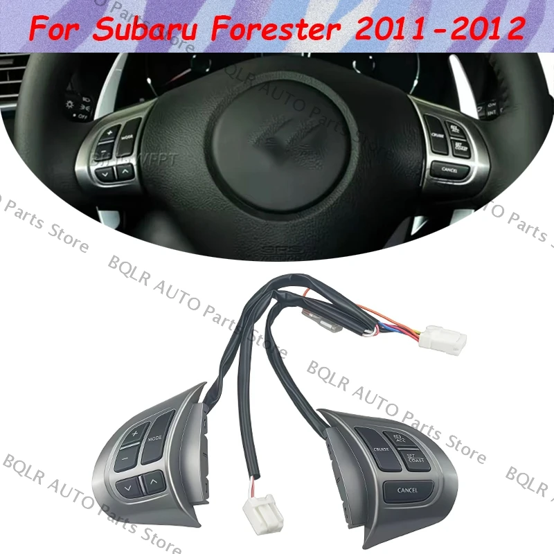 

Для Subaru Forester 2011-2012 Кнопка круиз-контроля Переключатель на рулевом колесе (левый + правый + провод)