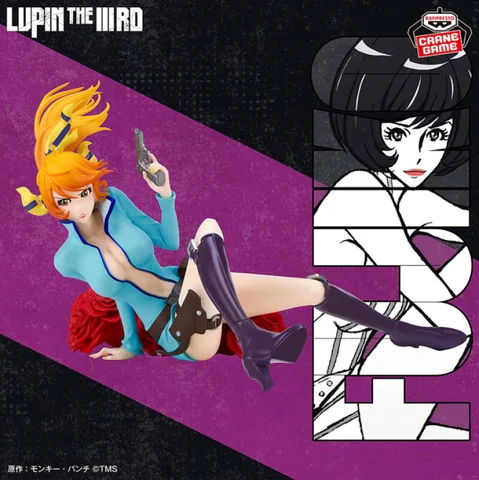 Bandai Original Banpresto Fujiko Mine Lupin The Third Action Figures Anime Figura Cartoon Dolls Models Statues Toys Juguete Gift