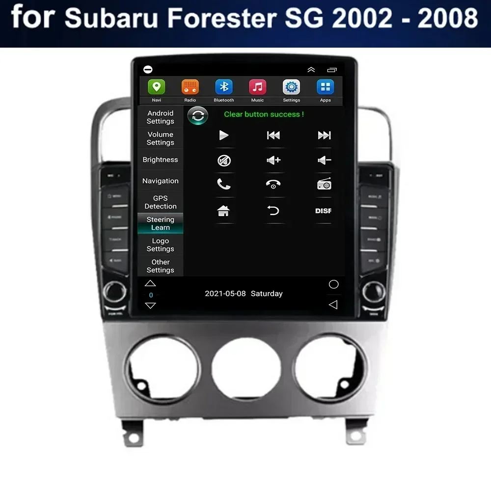 For Tesla Style 2 Din Android 13 Car Radio For Subaru Forester SG 2002 - 2008 Multimedia Video Player GPS Stereo Carplay DSP image 6