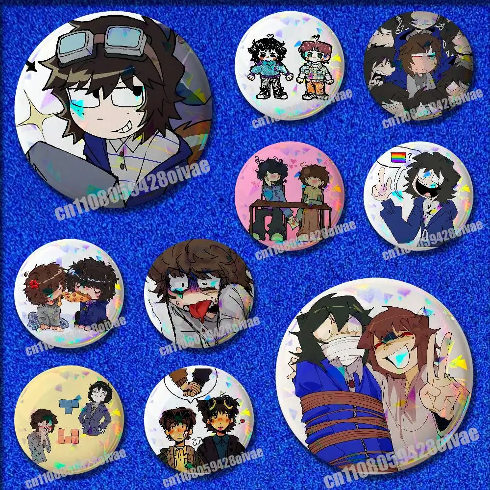 Will Mike Onewheatmark B-Byler Insignia Badge Cover For Ornament 75mm 25mm 44mm Brooch Button Round Pins