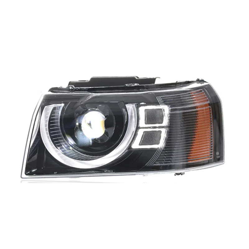 Car Headlights For Land Rover Freelander 2 2007-2015 Front Light Upgraded to Defender Design All LED DRL Turn Signal Head Lamps