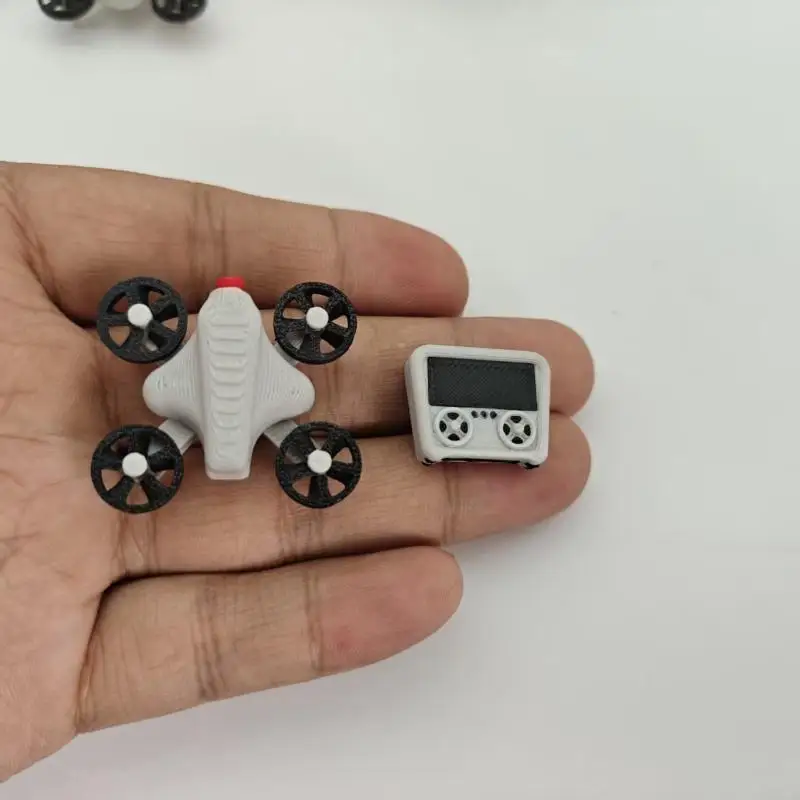 Hot Sale 1: 12 Scale Miniature Remote Control Drone Model, Miniature Scene Props, Dollhouse With A Strong Sense Of Technology.