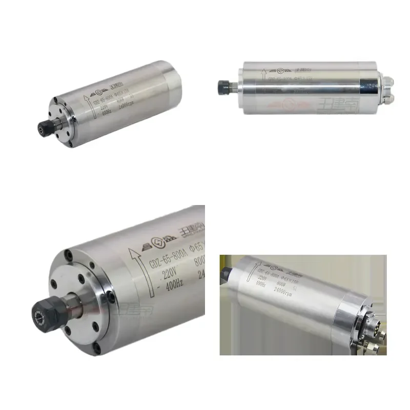 800W Water-Cooled AC Motor For Wood Carving Electrical Spindle Motor