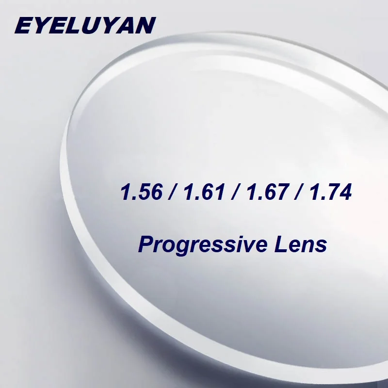 EYELUYAN Progressive Lens Prescription Optical Myopia Glasses Presbyopia Eyeglasses Free Form Multifocal Aspheric Lens 1Pair