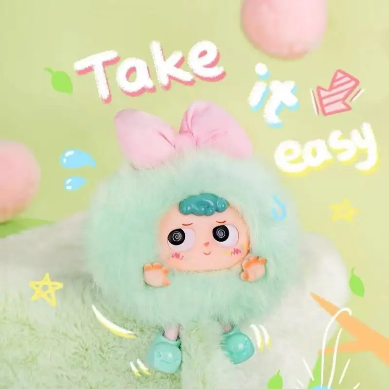 الأصلي Heyme لطيف شبح أفخم صندوق أعمى دمية المفاتيح قلادة هدية للفتيات جمع نموذج الشكل لطيف هدية عيد ميلاد