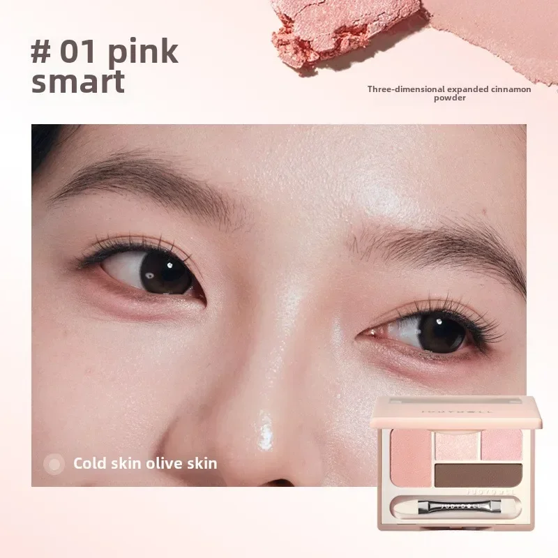 Palette de fards à paupières Judydoll pour éclaircir la paupière inférieure à 4 couleurs palette de fard à paupières palette de fard à paupières eyeliner