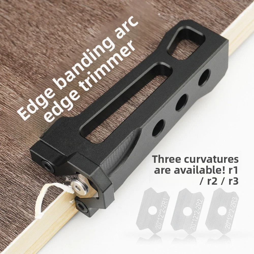 

Chamfer Planer-Woodworking Edge Banding Corner Arc Trimming Tool - Quick Edge Deburring Manual Fillet Scraper