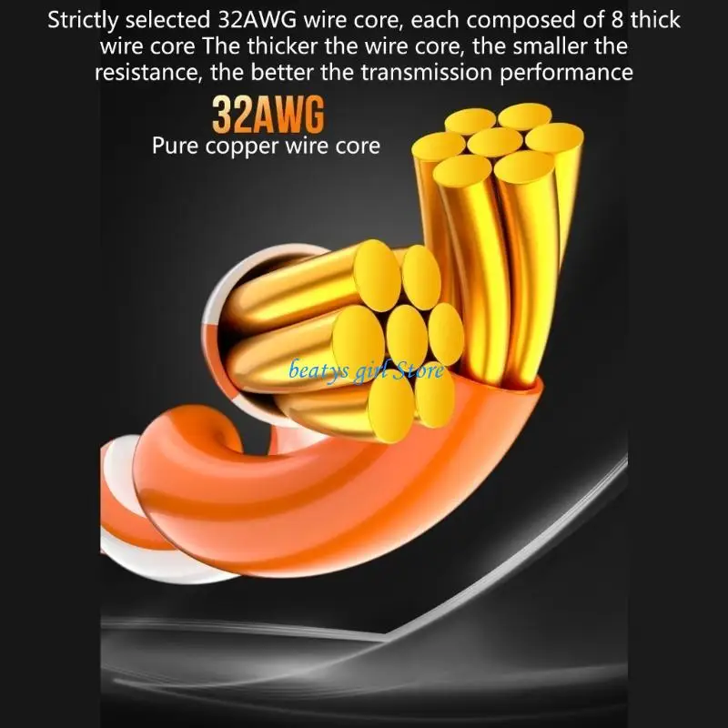 

C7AB Cat7 Internet Cable 10Gbps Fast Cat7 Rj45 Networking Connection Cord