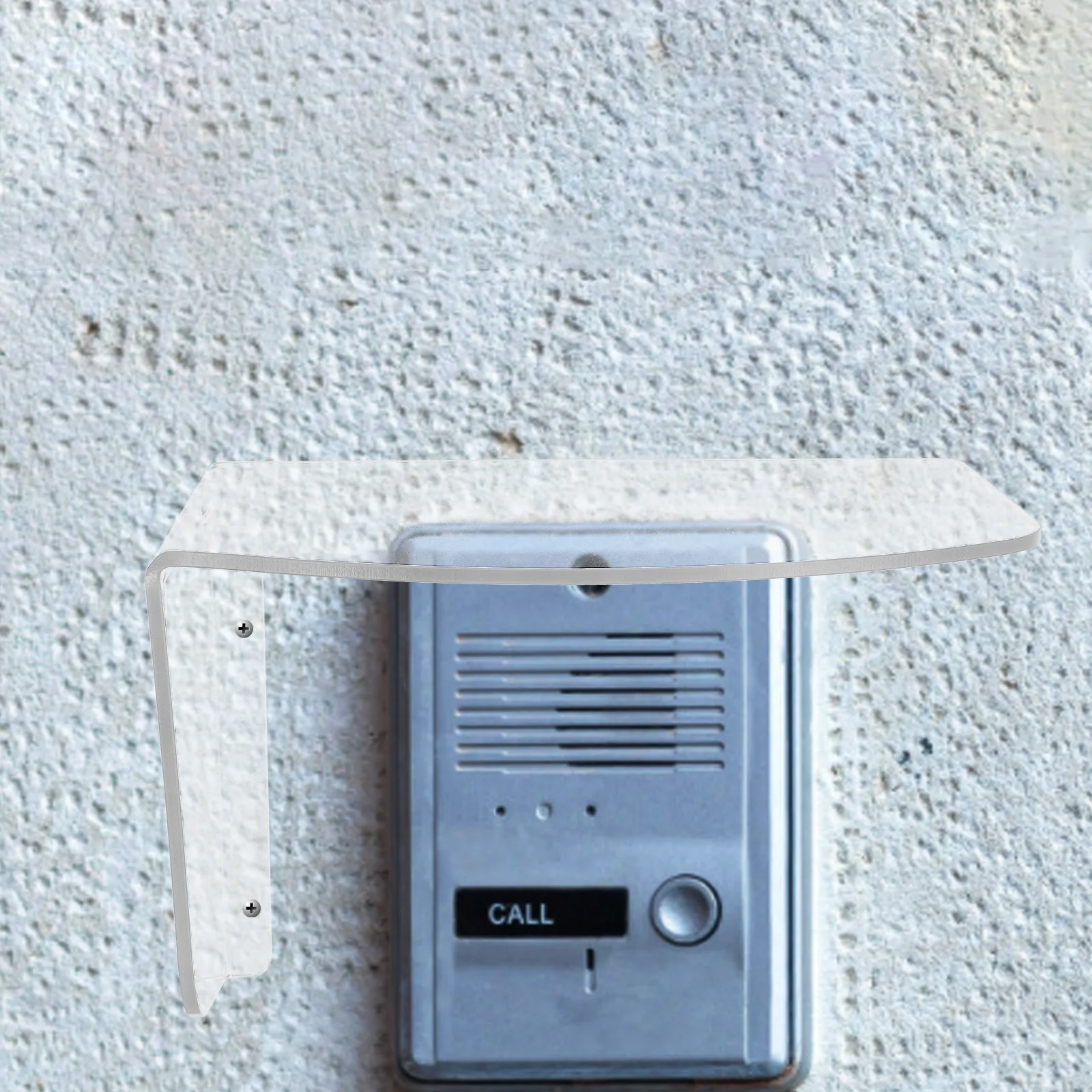 Electronic Lock Rain Cover Protective Acrylic Shell Outdoor Door Lock Weatherproof Cover Door Access Control Rain Protection