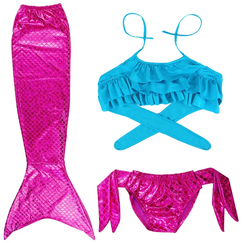 Zeemeerminstaart voor kinderen 2025, nieuwe meisjes Cosplay Zeemeermin Cosplay strandzwempak voor leeftijden 5-10