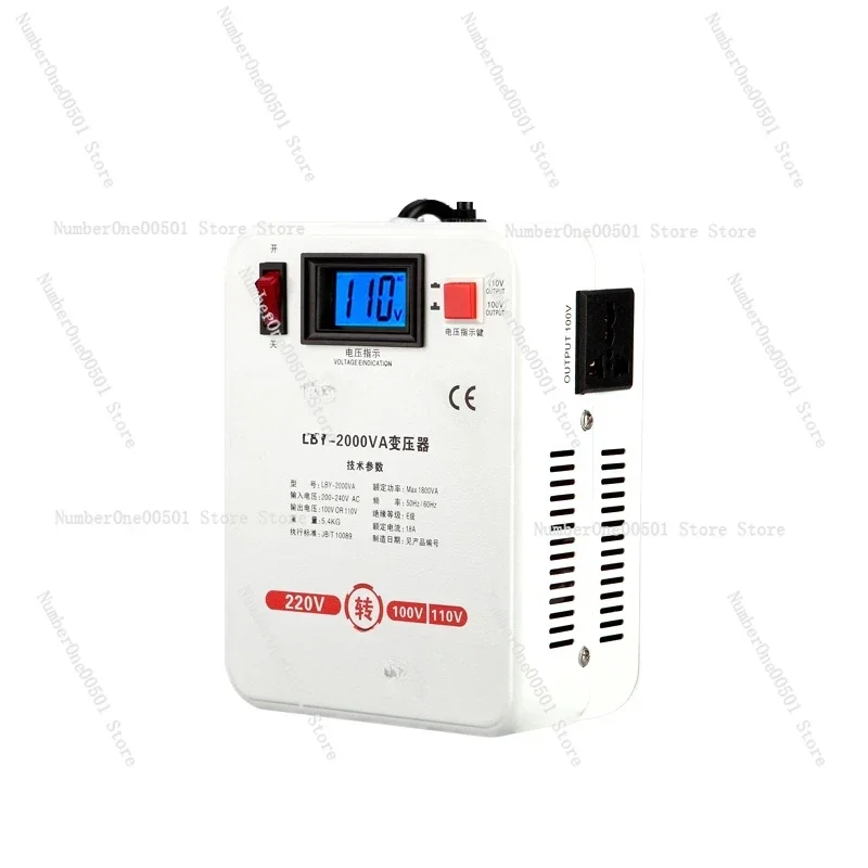 

Transformer 220v to 110v rice cooker power supply 100v voltage converter 2000w copper