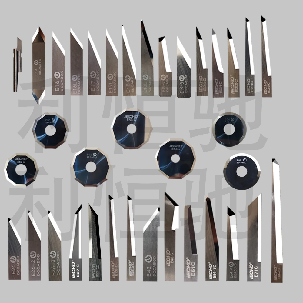 E50D E51-3 E52 E53 E21 E55D E56 E57-2 E58 E63 E41 E66-2 E19-317 IECHO EPV123 Вибрационное лезвие Твердосплавный осциллирующий нож для резки