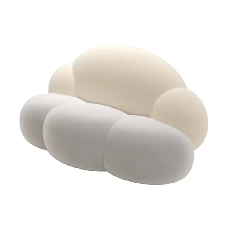 

Дизайнерский роскошный уникальный дизайн, белый современный диван, цветной тафтинговый диван без подлокотников в форме дуги облака